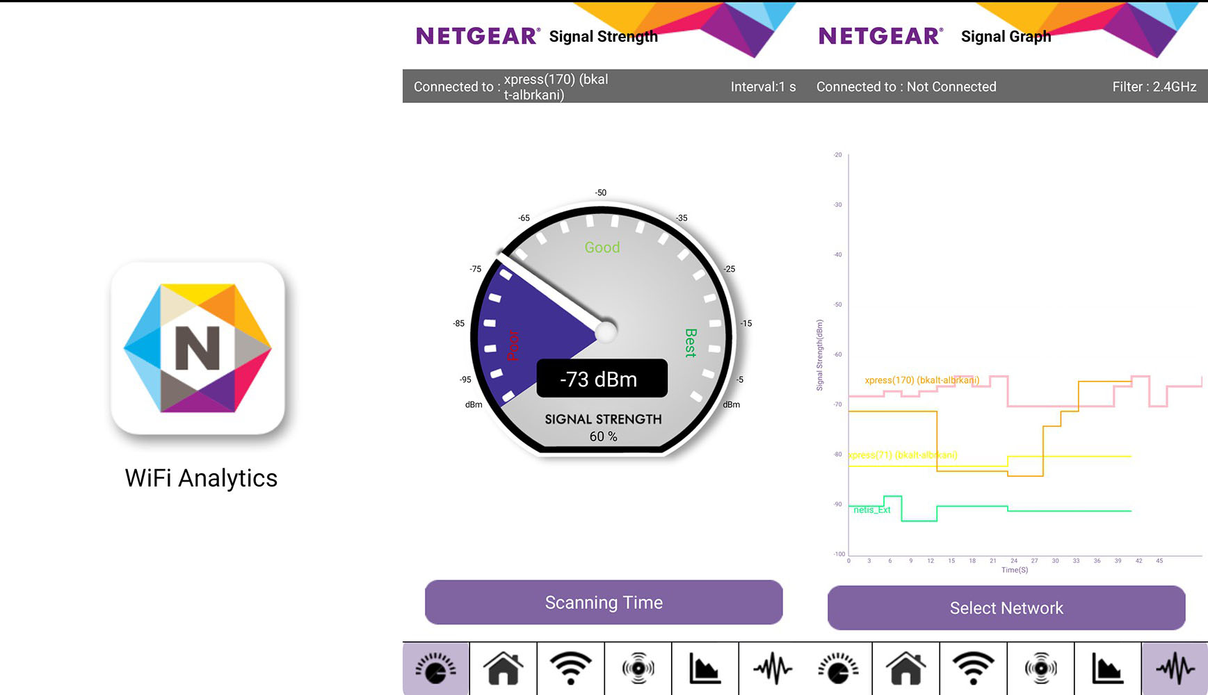 NETGEAR Analytics app